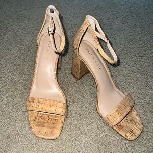 Kelly & Katie Cork Textured Heels